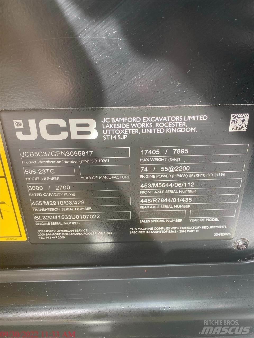 JCB 506-23TC Teleskopski viličarji