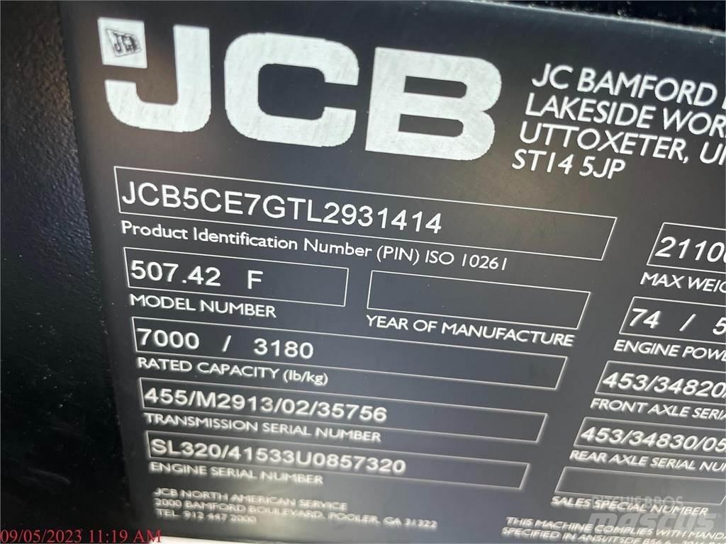JCB 507-42 Teleskopski viličarji