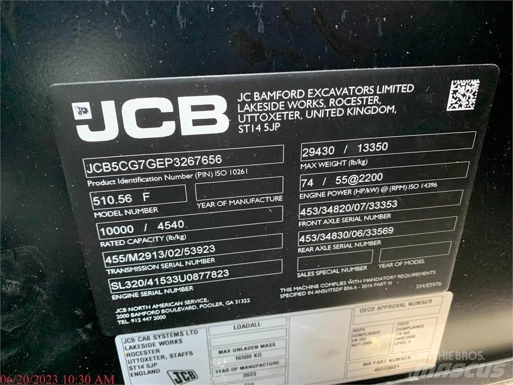 JCB 510-56 Teleskopski viličarji