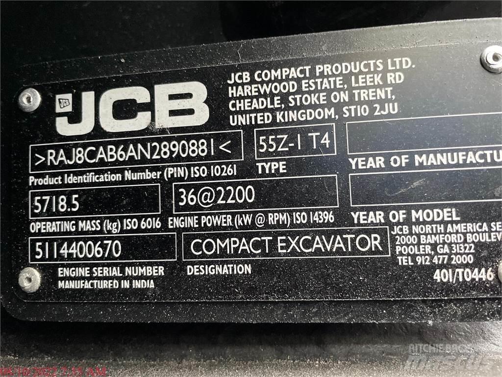 JCB 55Z-1 Mini bagri <7t