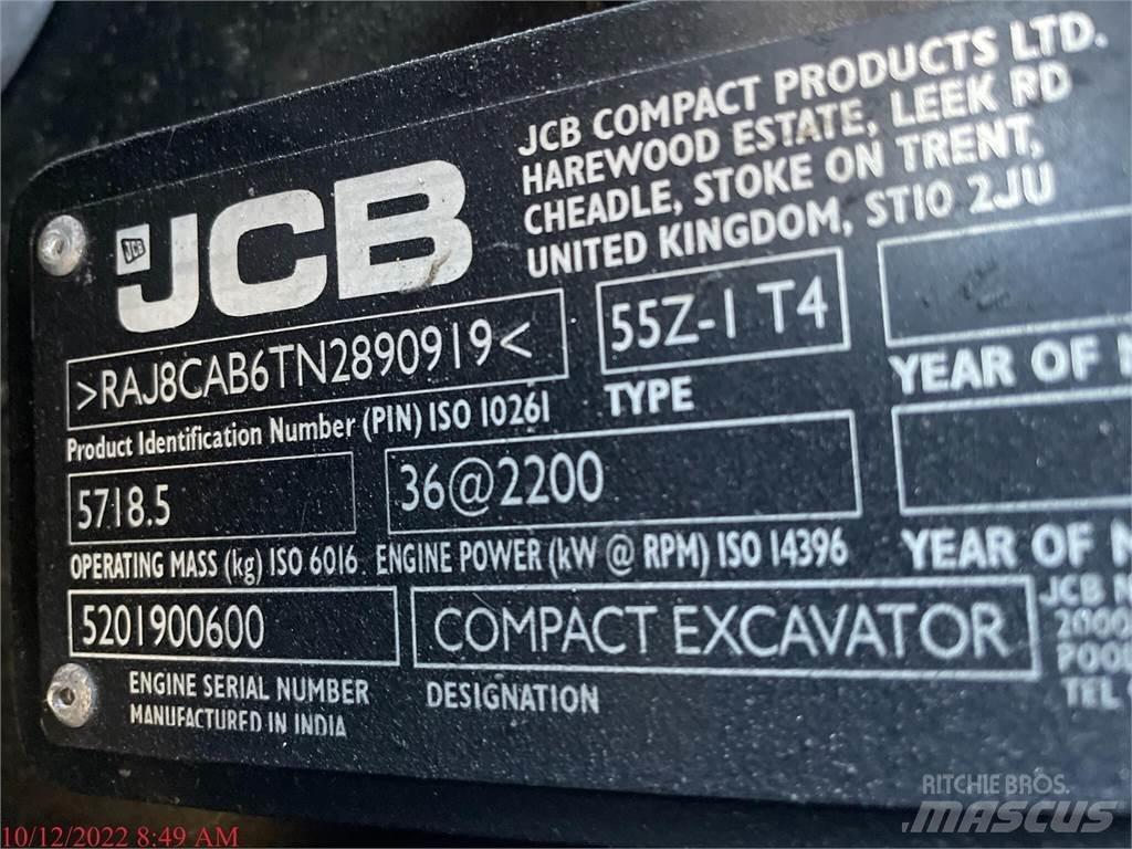 JCB 55Z-1 Mini bagri <7t