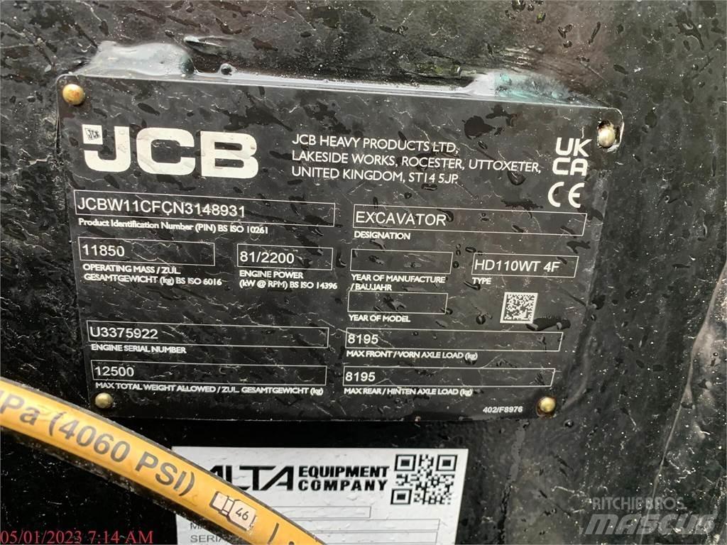 JCB HD110W Bagri na kolesih