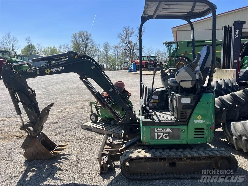 John Deere 17G Mini bagri <7t