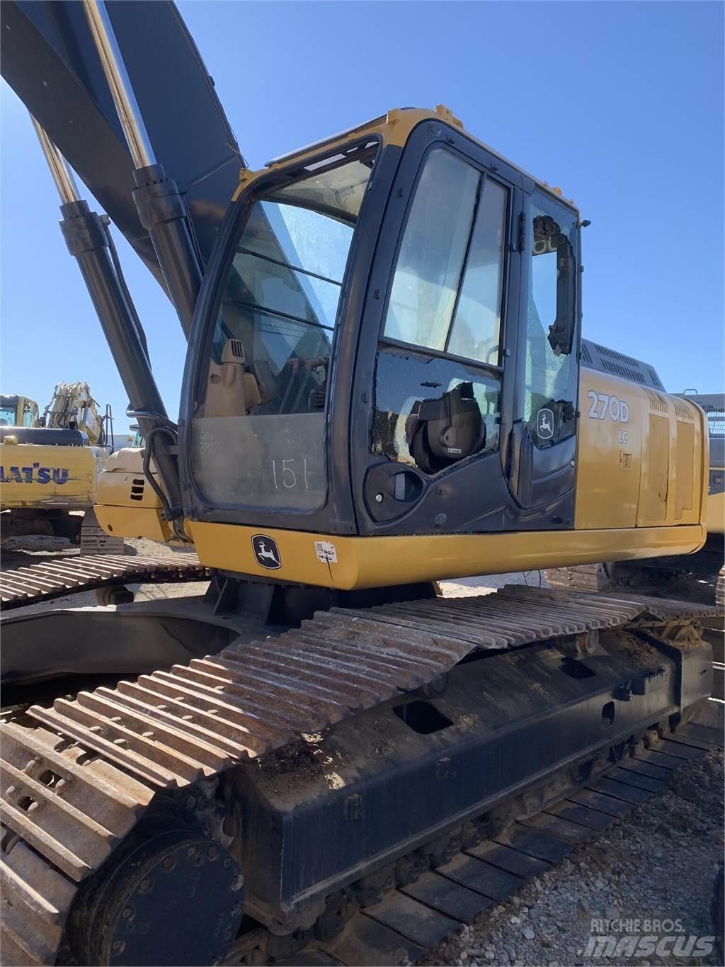 John Deere 270D LC Bagri goseničarji