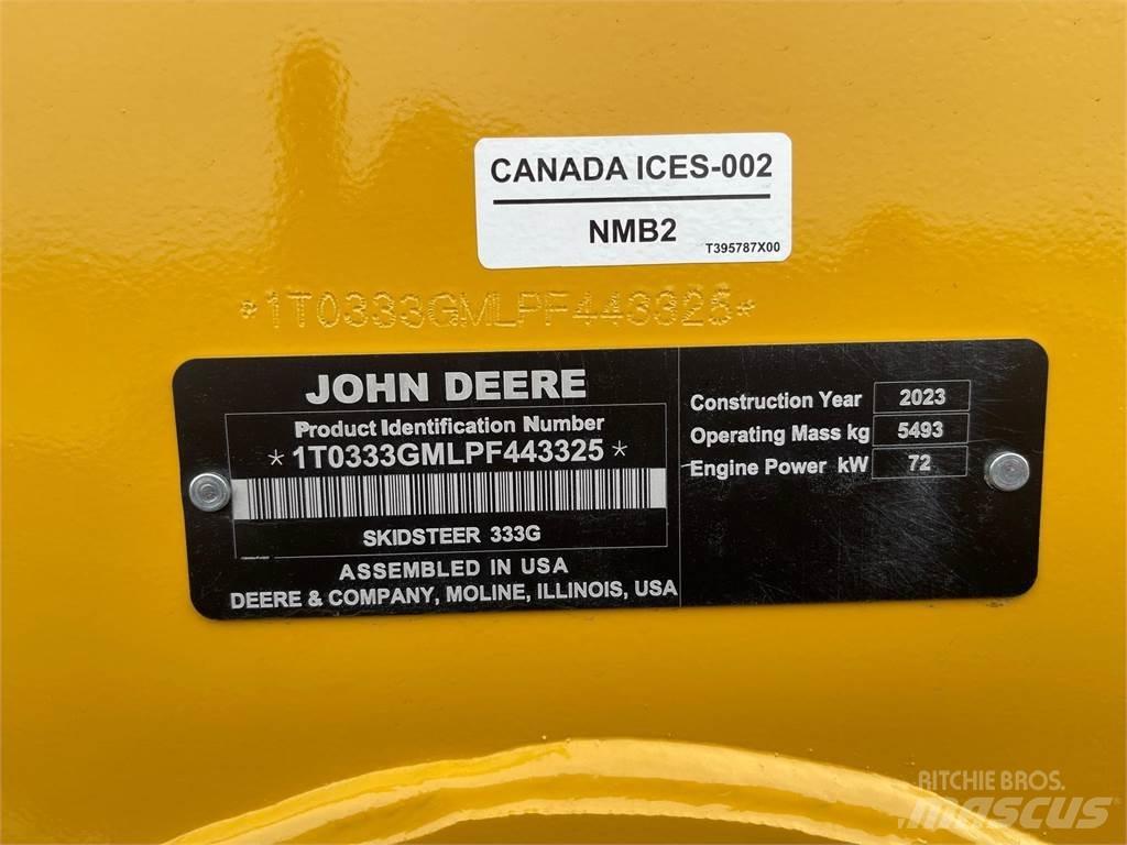 John Deere 333G Gozdarski mulčerji