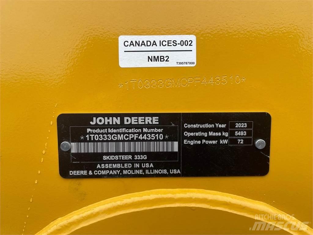 John Deere 333G Skid steer mini nakladalci