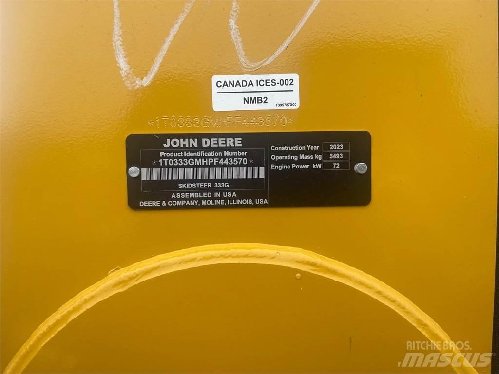 John Deere 333G Skid steer mini nakladalci