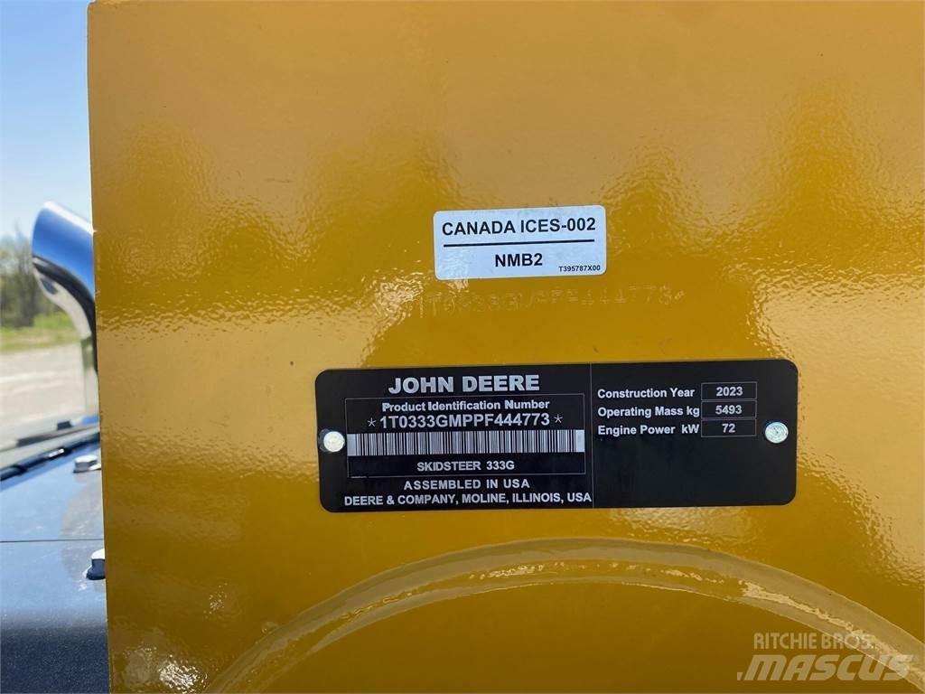 John Deere 333G Skid steer mini nakladalci