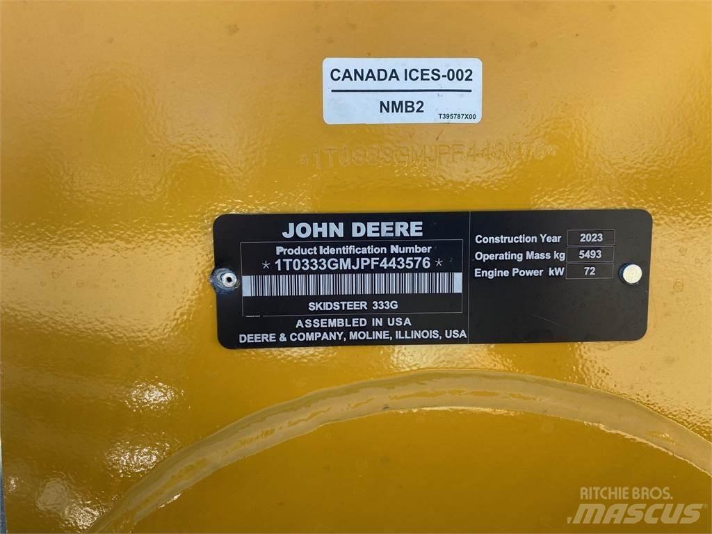 John Deere 333G Skid steer mini nakladalci