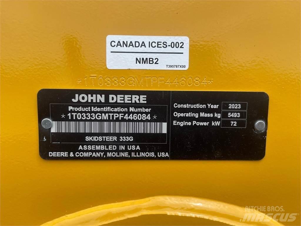 John Deere 333G Skid steer mini nakladalci