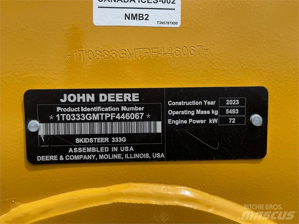 John Deere 333G Skid steer mini nakladalci