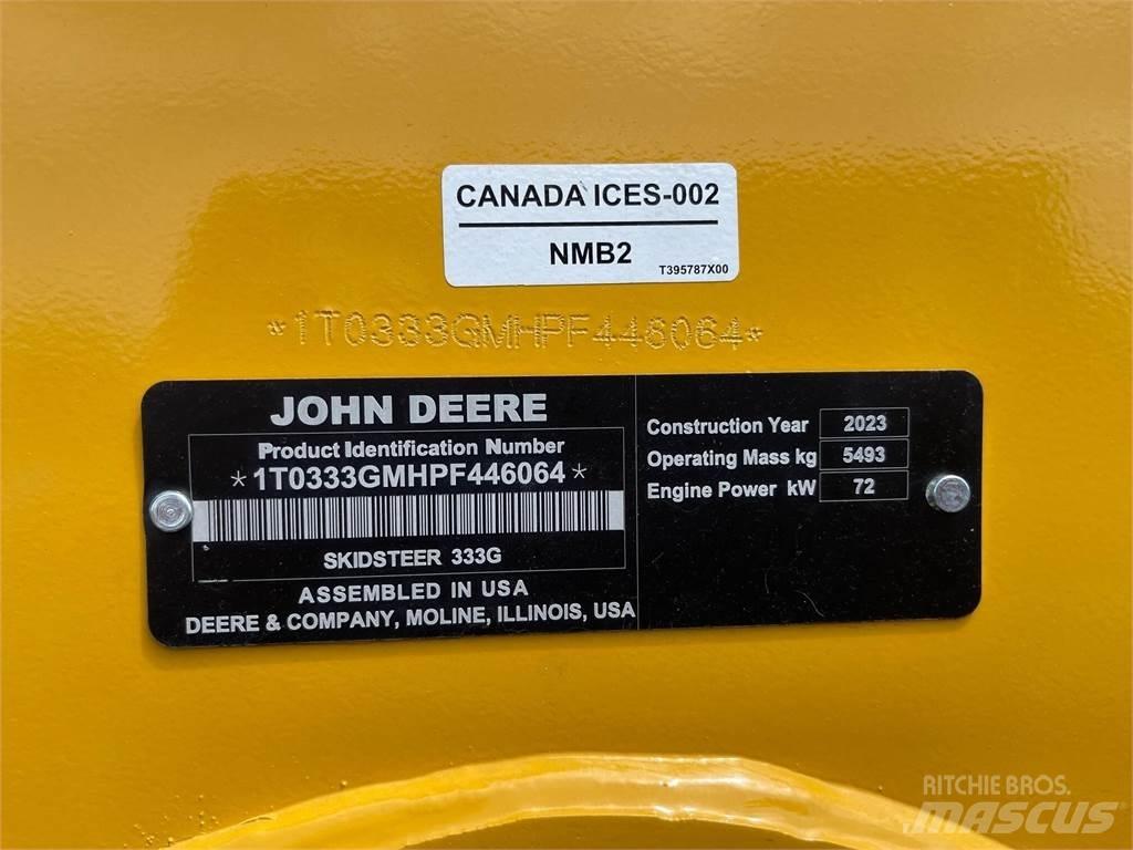 John Deere 333G Skid steer mini nakladalci