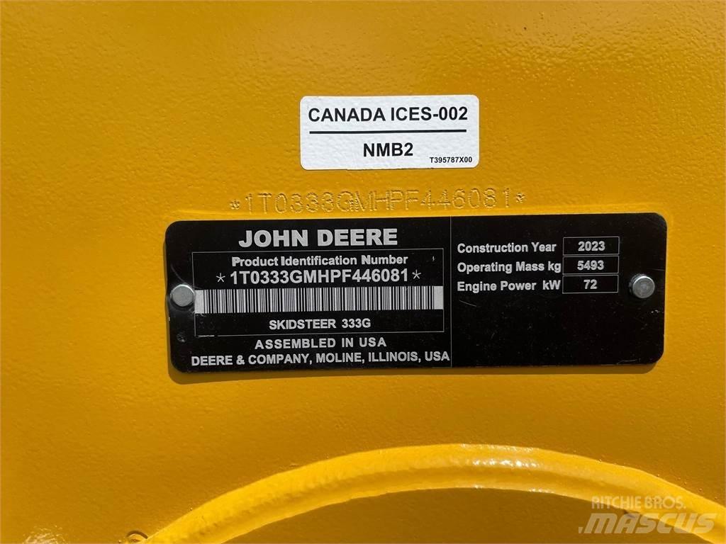 John Deere 333G Skid steer mini nakladalci