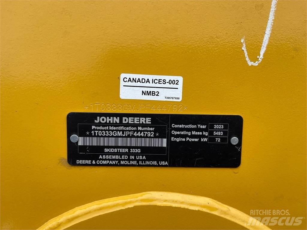 John Deere 333G Skid steer mini nakladalci
