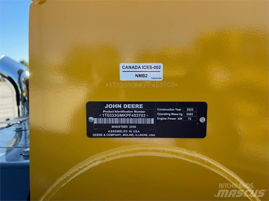 John Deere 333G Skid steer mini nakladalci