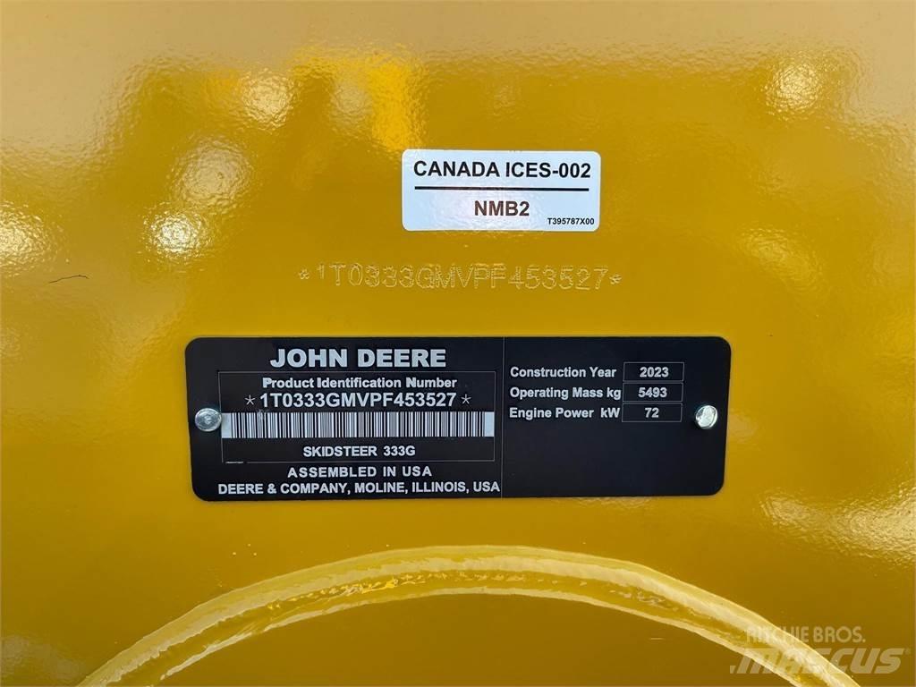 John Deere 333G Skid steer mini nakladalci