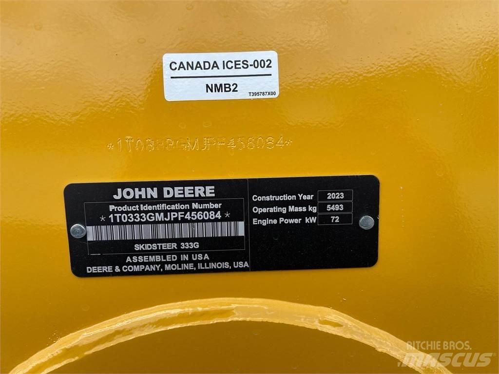 John Deere 333G Skid steer mini nakladalci