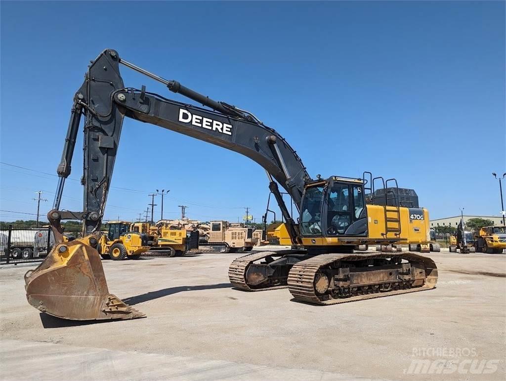 John Deere 470G LC Bagri goseničarji