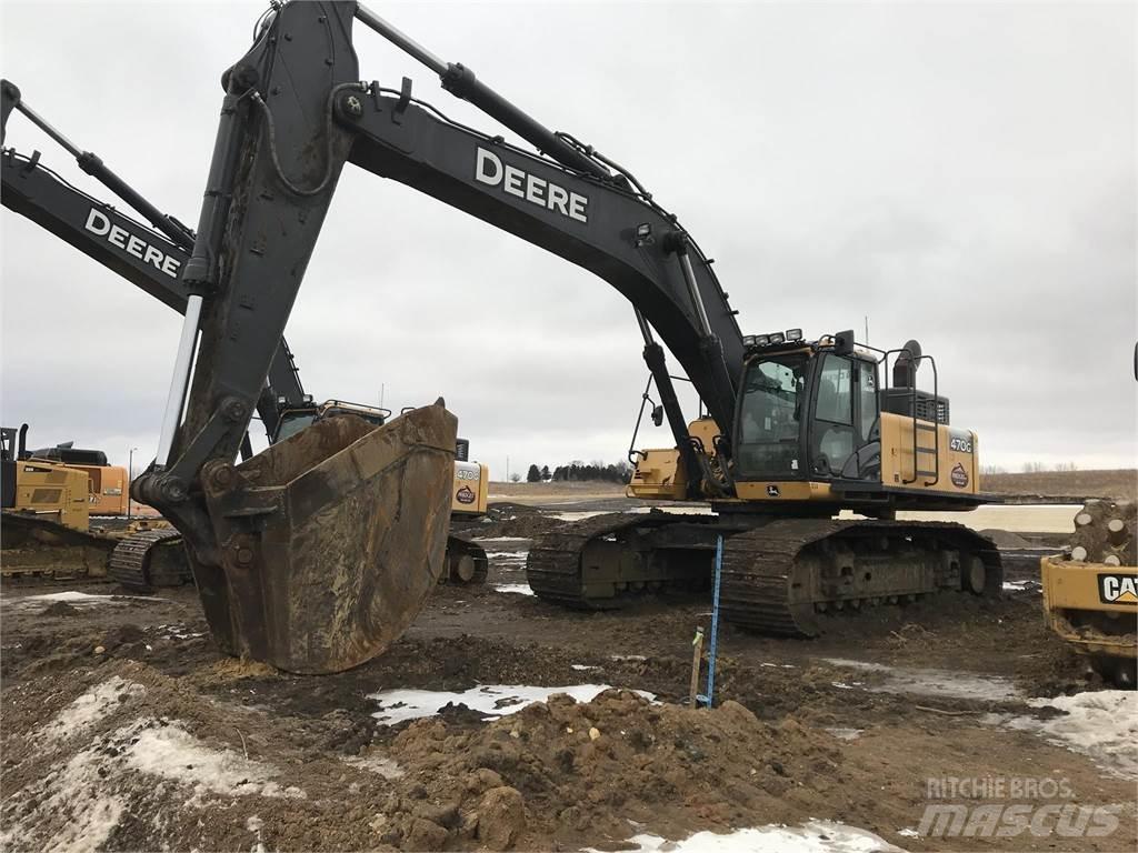 John Deere 470G LC Bagri goseničarji