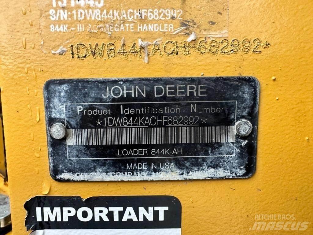 John Deere 844KIII Kolesni nakladalci