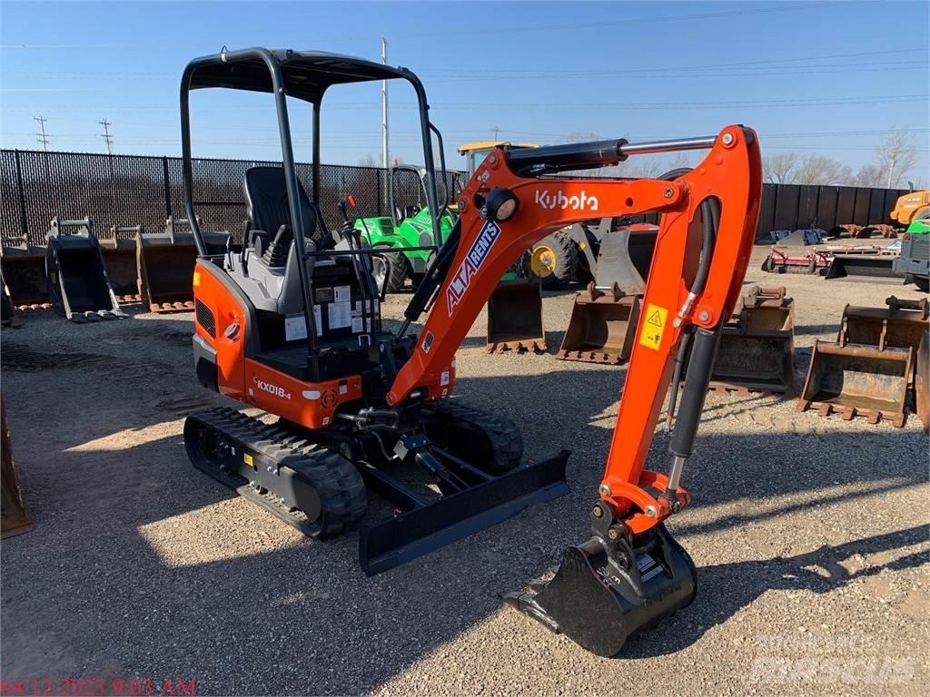 Kubota KX018-4 Mini bagri <7t