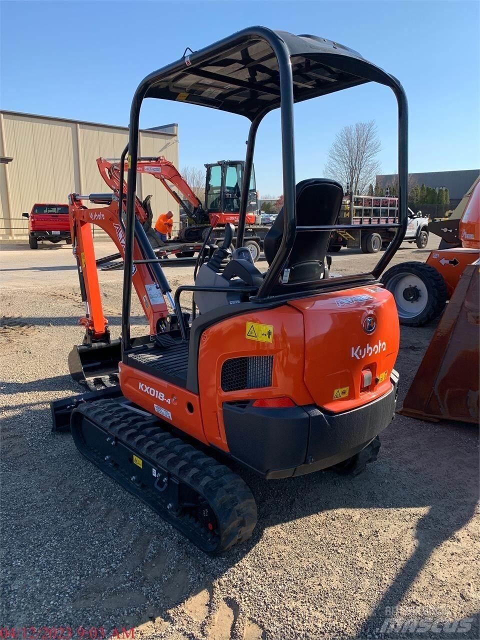 Kubota KX018-4 Mini bagri <7t