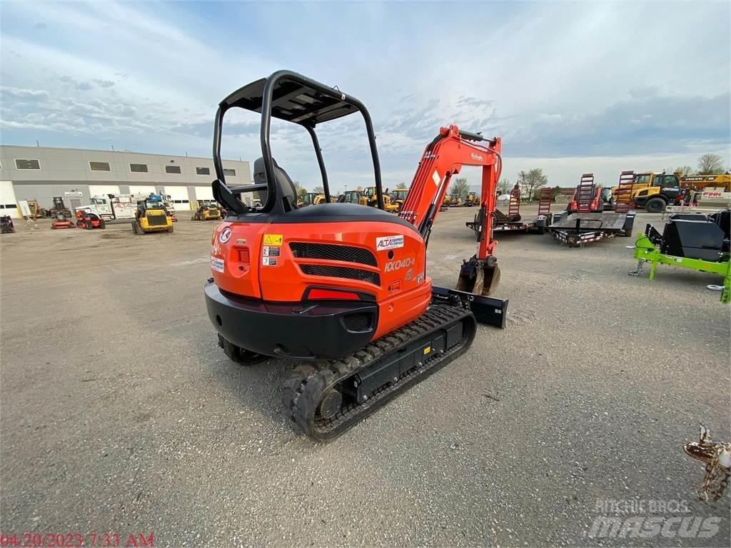 Kubota KX040-4 Mini bagri <7t