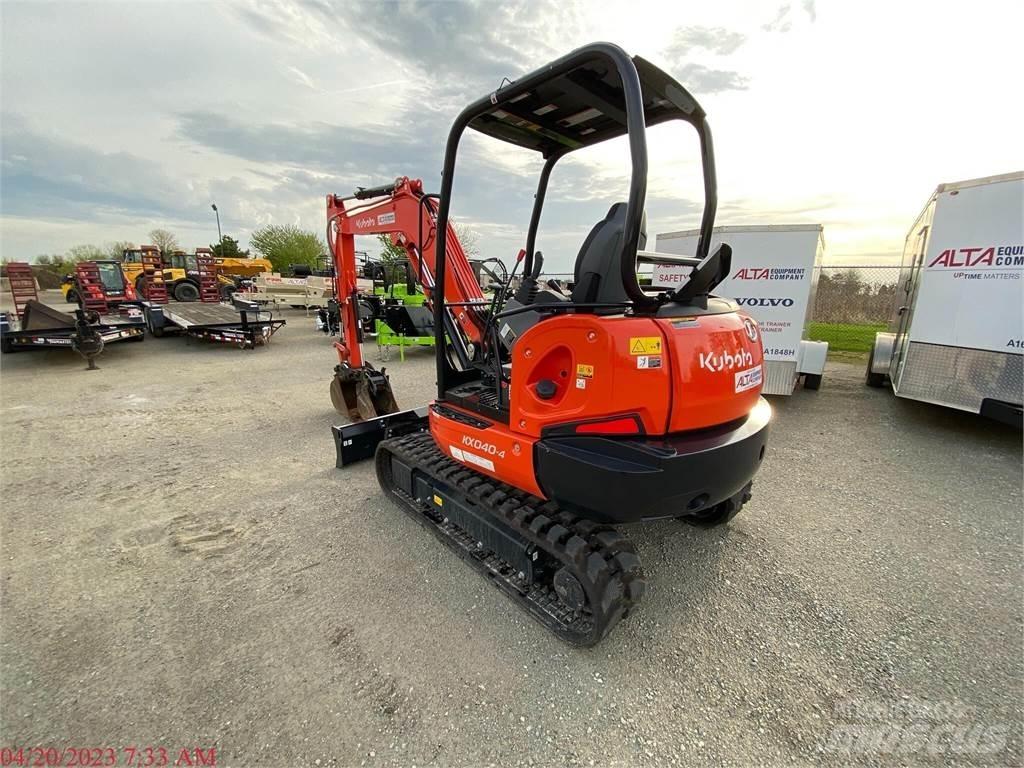 Kubota KX040-4 Mini bagri <7t