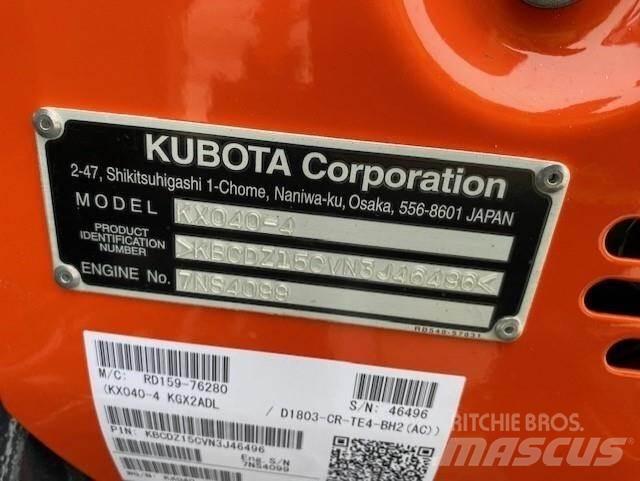Kubota KX040-4 Mini bagri <7t