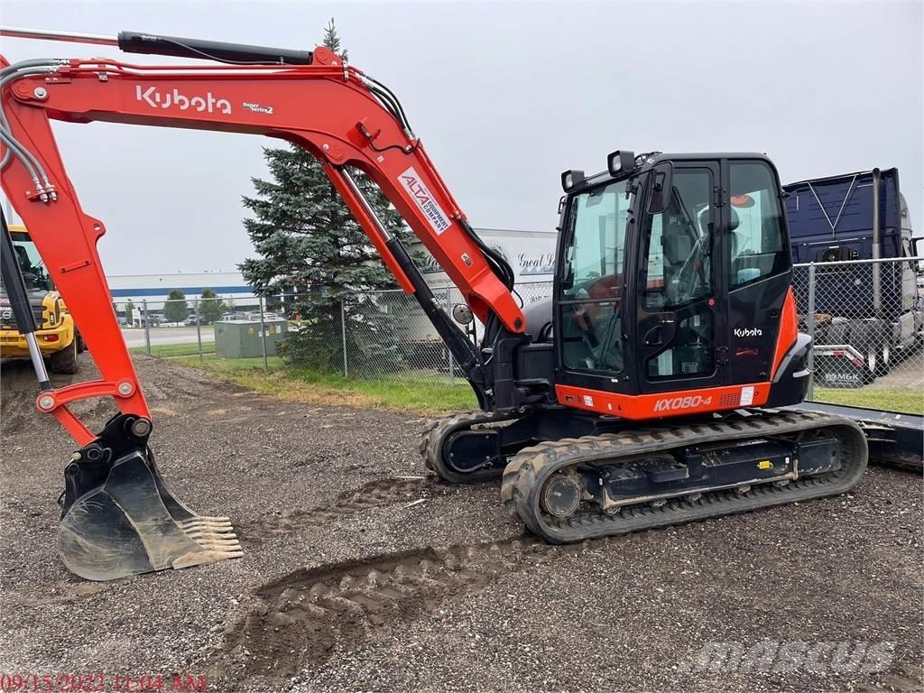 Kubota KX080-4 Bagri goseničarji