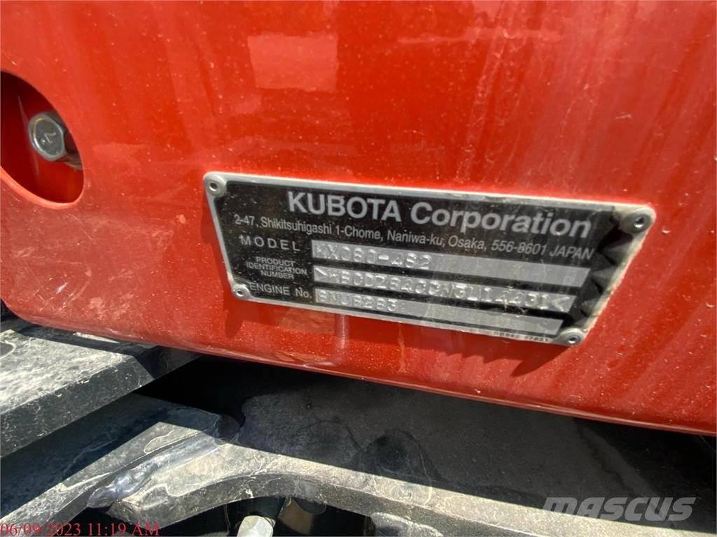 Kubota KX080-4 Bagri goseničarji