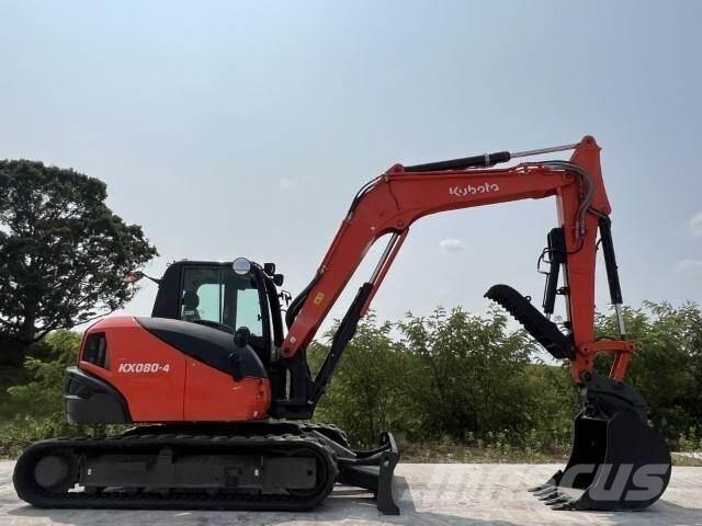 Kubota KX080-4A Bagri goseničarji