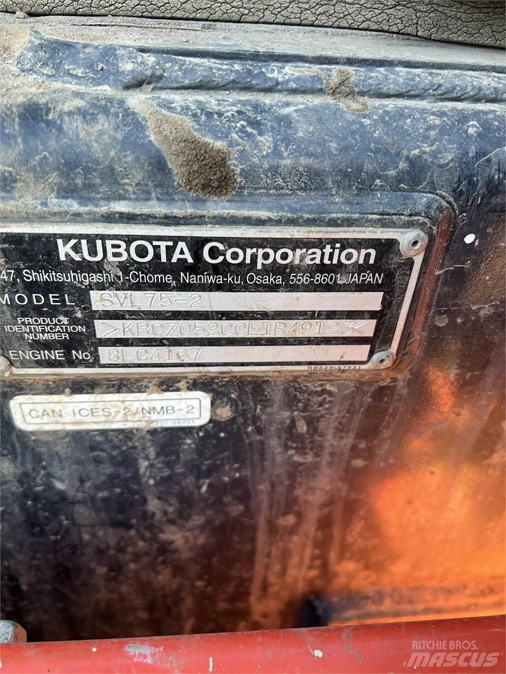 Kubota SVL75-2 Skid steer mini nakladalci