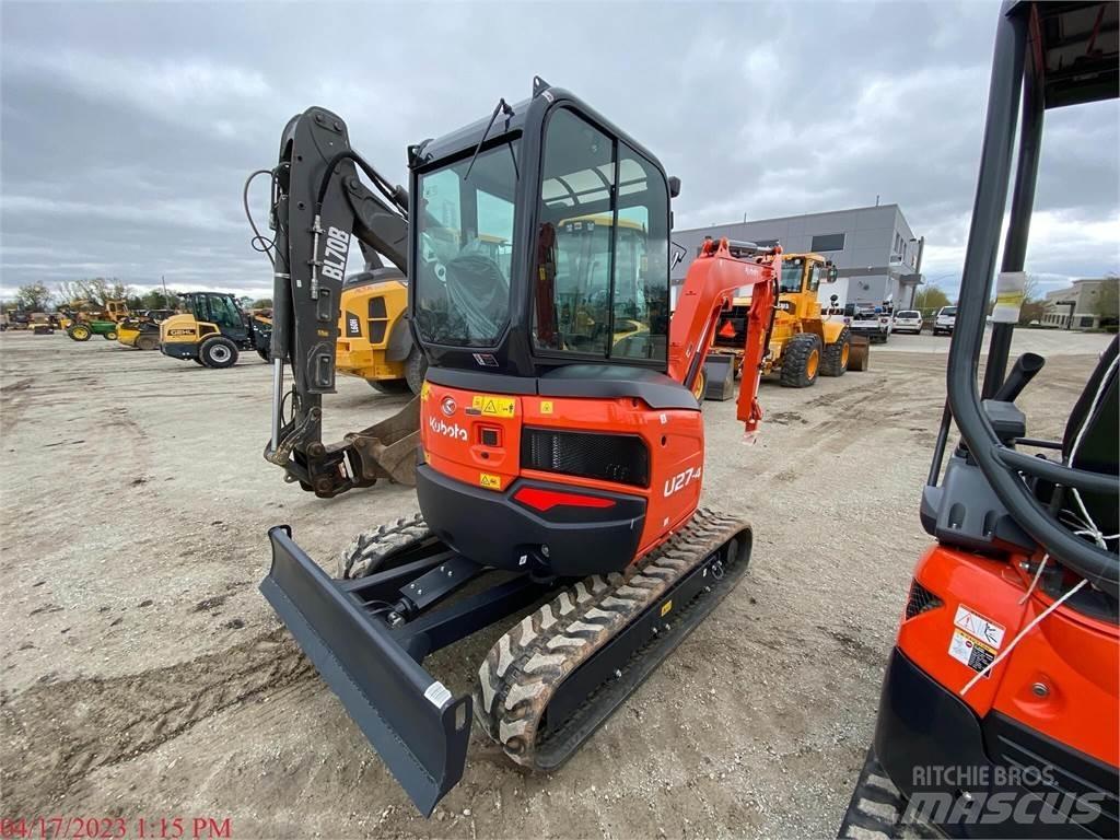 Kubota U27-4 Mini bagri <7t