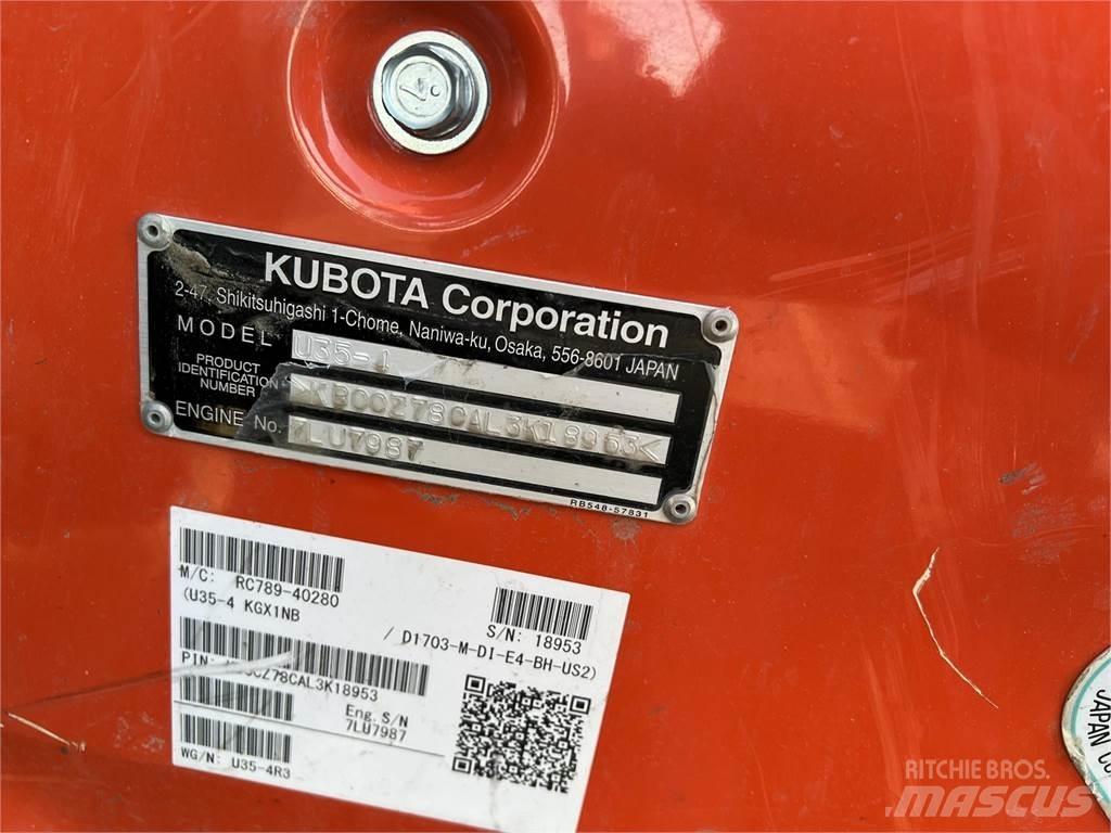 Kubota U35-4 Mini bagri <7t