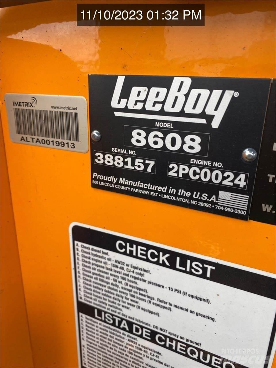 LeeBoy 8608 Asfaltni finišerji