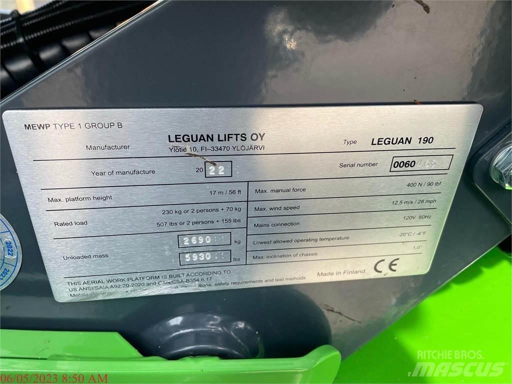Leguan 190 Zglobne dvižne ploščadi
