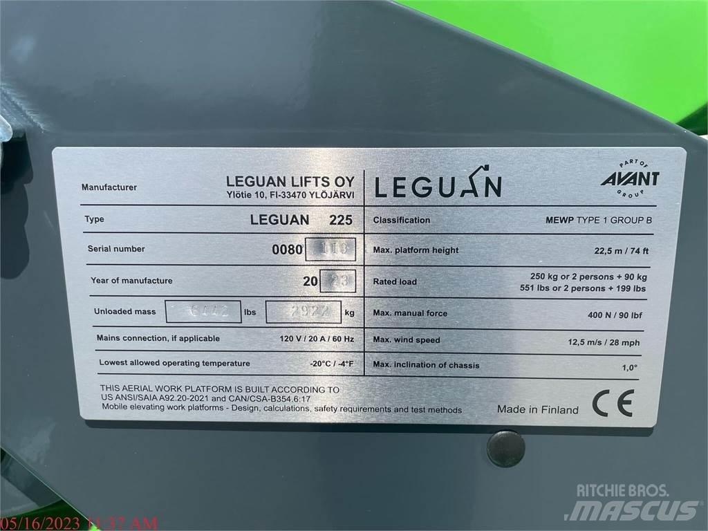 Leguan 225 Zglobne dvižne ploščadi