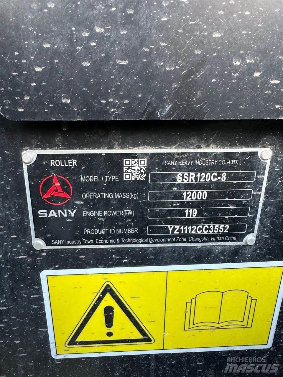Sany SSR120C-8 Dvojni valjarji