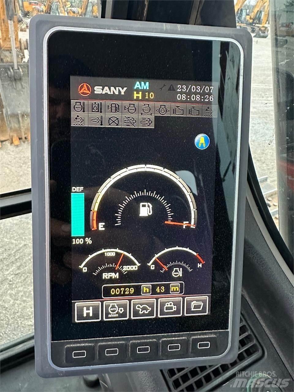 Sany SY225C Bagri goseničarji