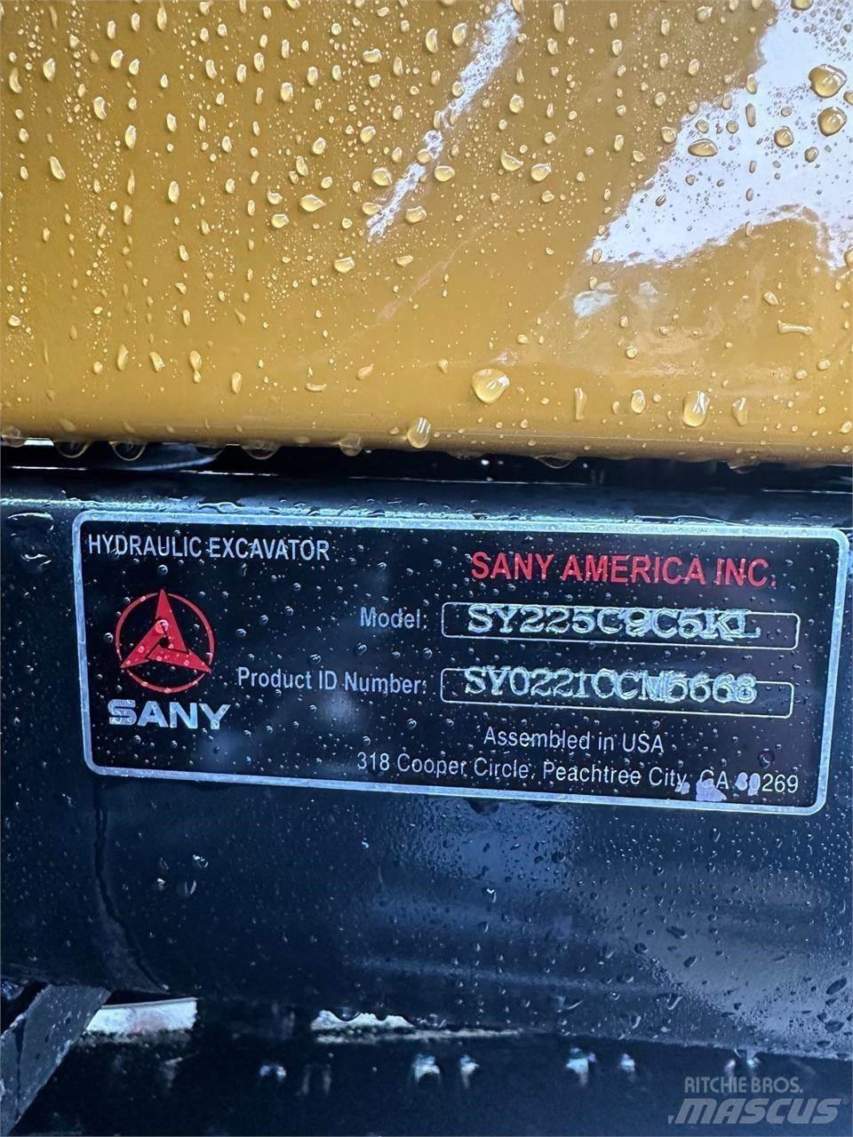 Sany SY225C Bagri goseničarji