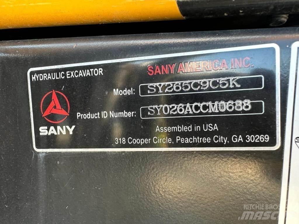 Sany SY265C LC Bagri goseničarji
