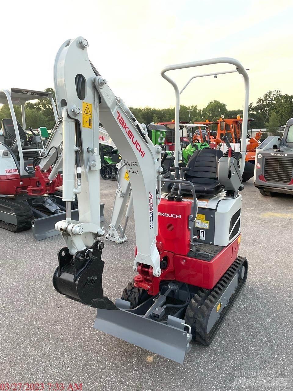 Takeuchi TB210R Mini bagri <7t