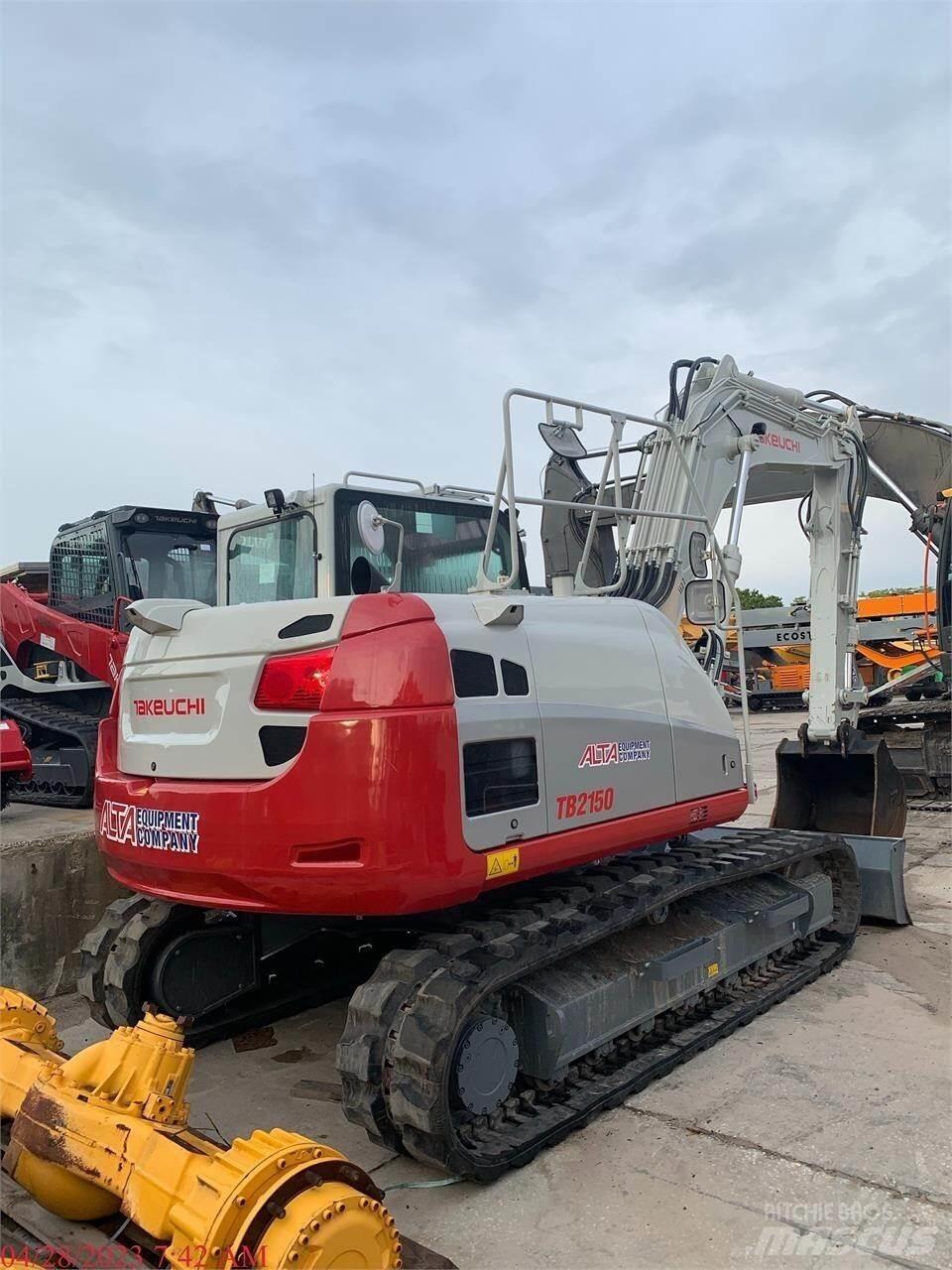 Takeuchi TB2150 Bagri goseničarji