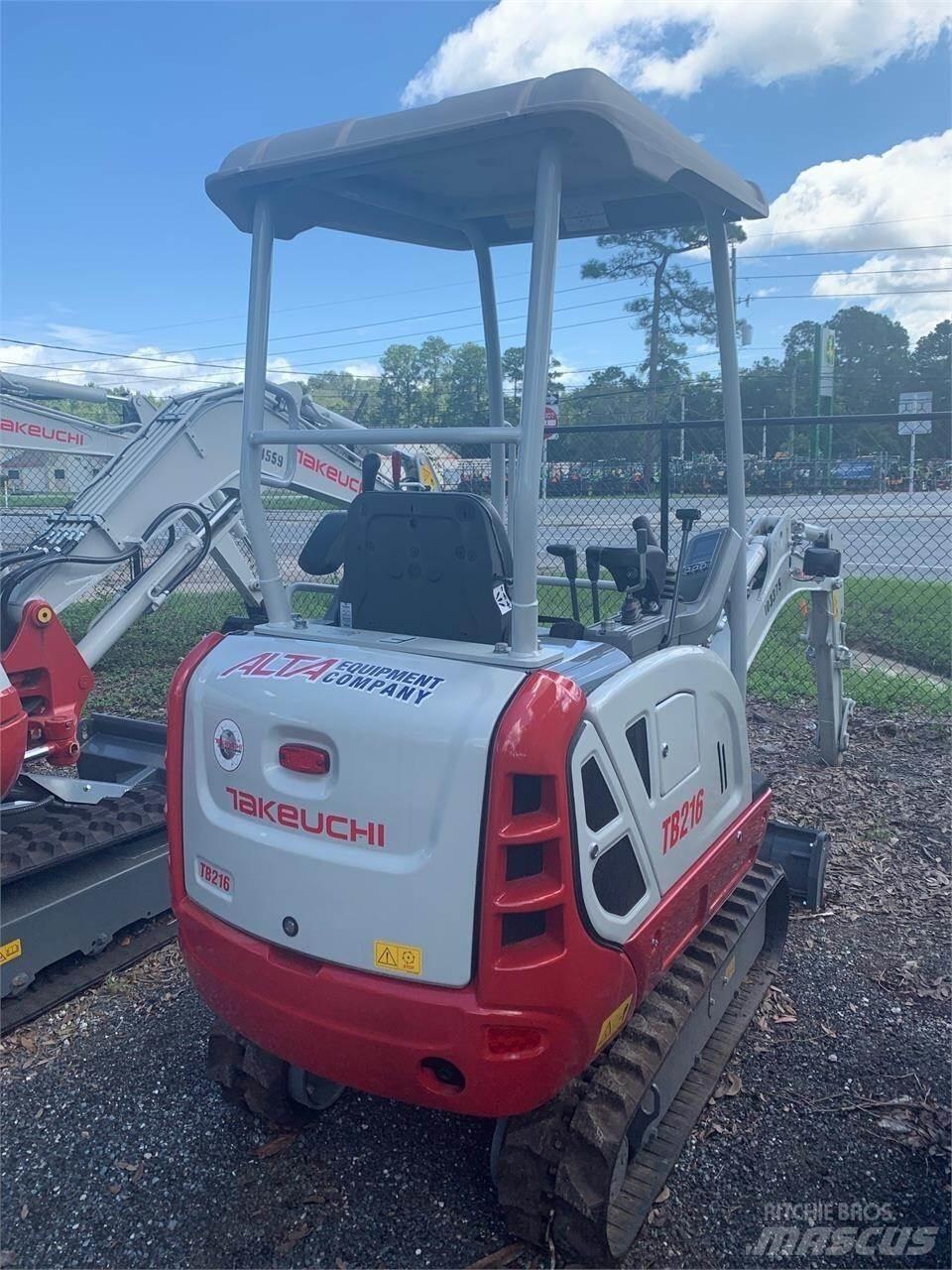 Takeuchi TB216 Mini bagri <7t