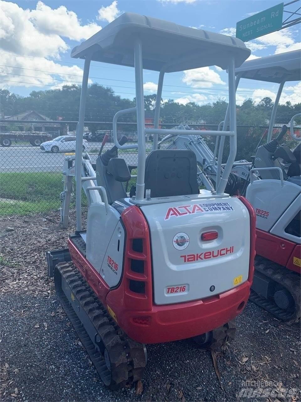 Takeuchi TB216 Mini bagri <7t