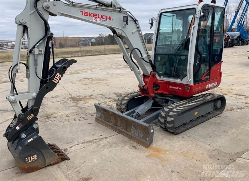 Takeuchi TB235-2 Mini bagri <7t