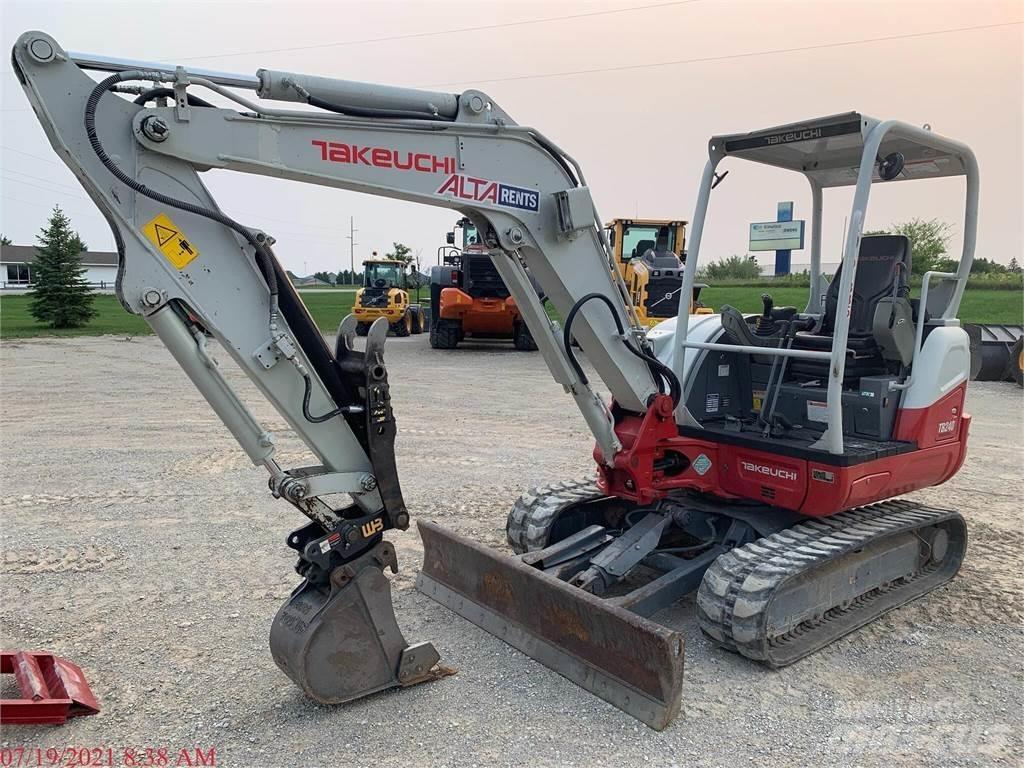 Takeuchi TB240 Mini bagri <7t