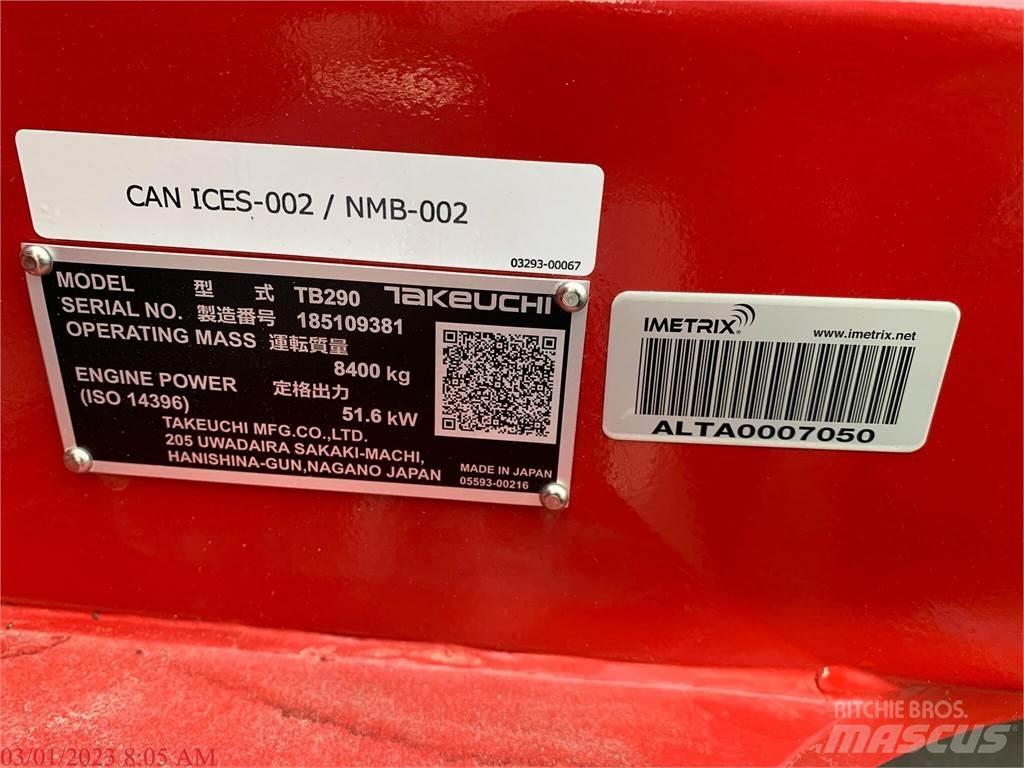 Takeuchi TB290 Bagri goseničarji