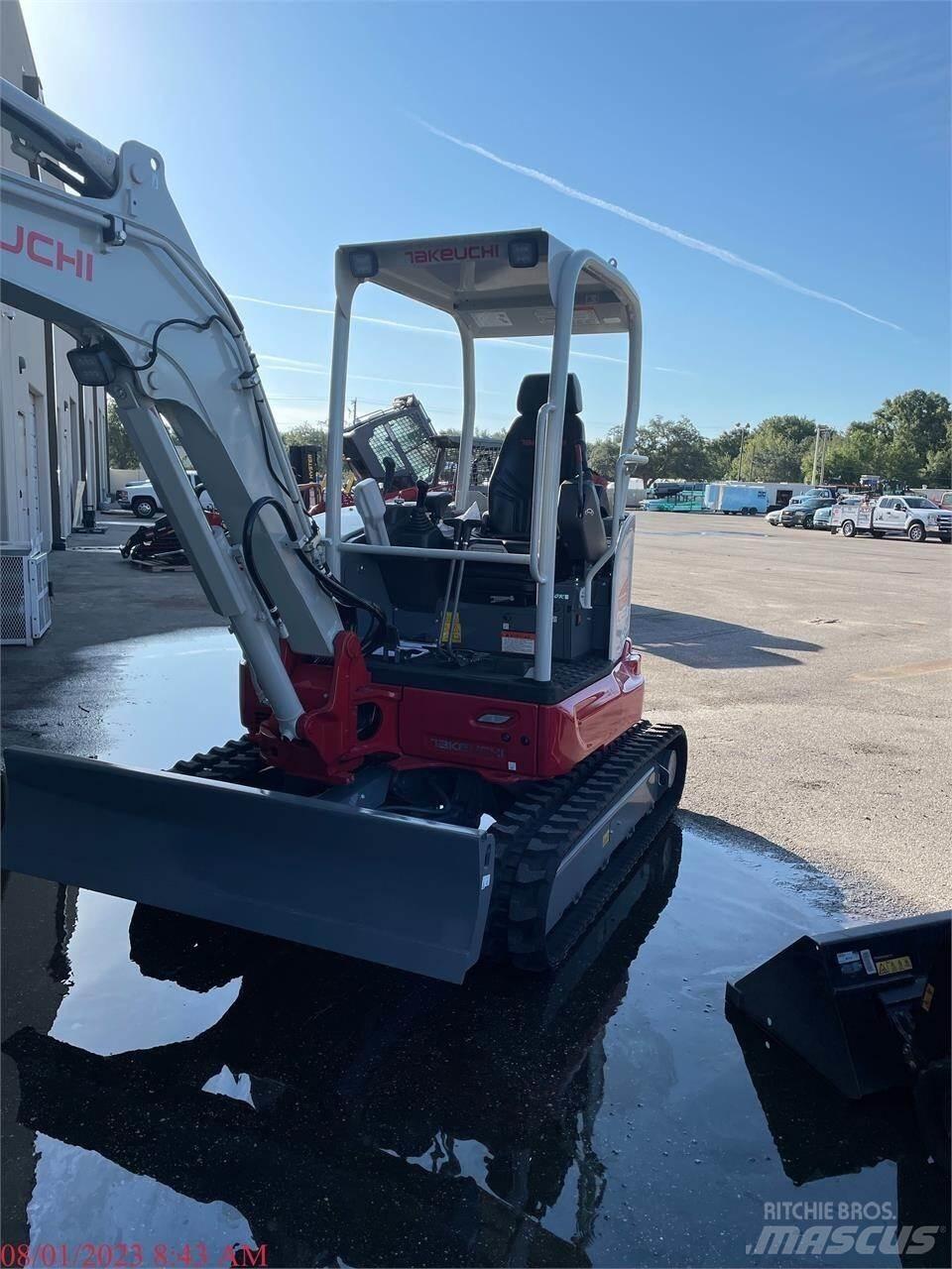 Takeuchi TB335R Mini bagri <7t